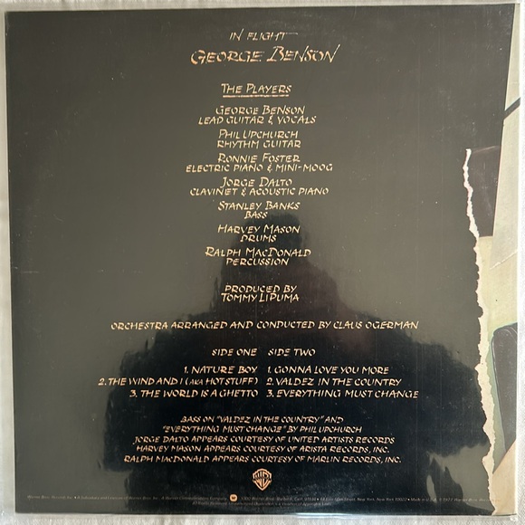 Vintage Vinyl - GEORGE BENSON - IN FLIGHT - Picture 2 of 4